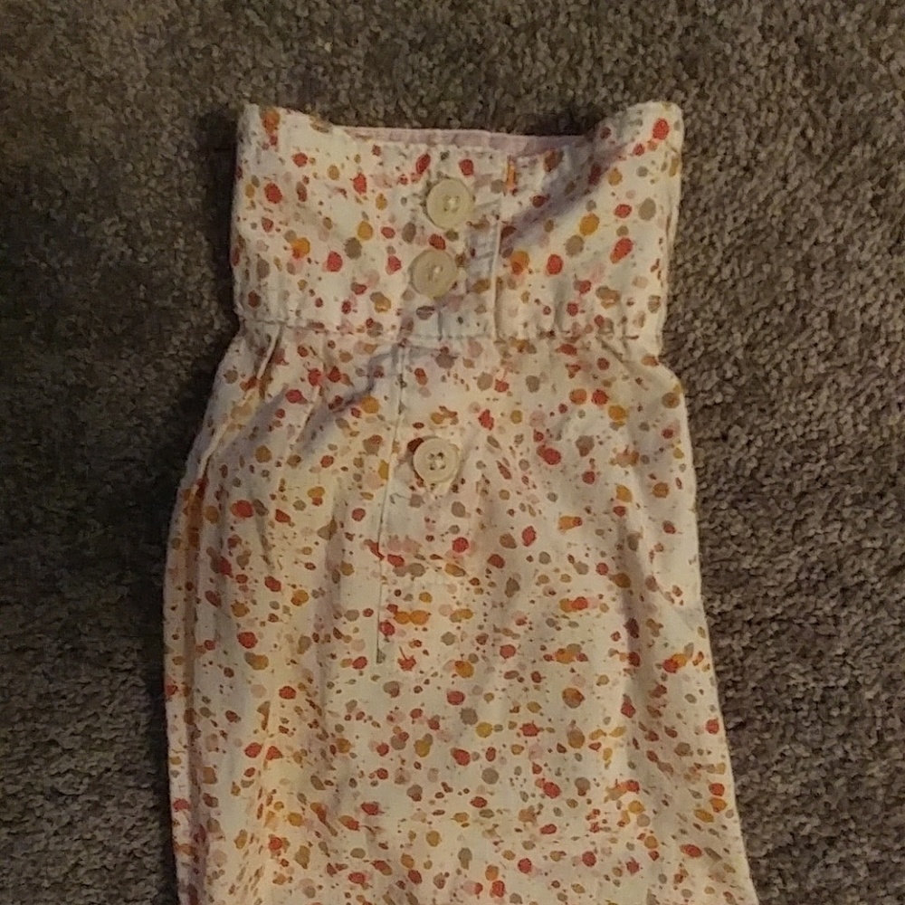 Avenue Multi Colored Button Down Blouse - image 3